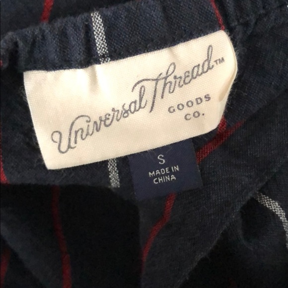 Navy, white, red jumpsuit with tie - Picture 4 of 4